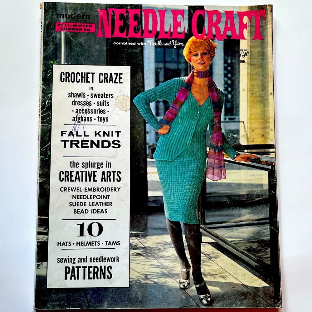 1970 Vintage Magazine ‘Needle Craft’